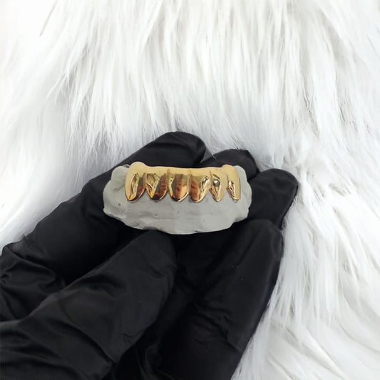 NEXON (PARRILLAS DE 6 PIEZAS BAÑADAS EN ORO)