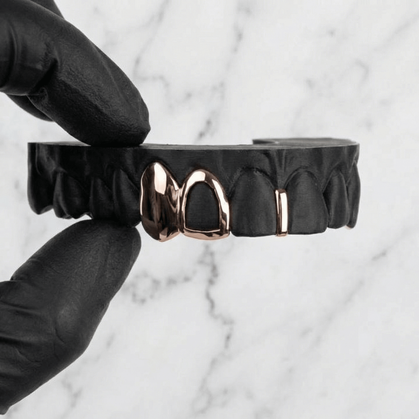 FLUX (GOLD PLATED GAP GRILLZ) - Rose - HC Grillz