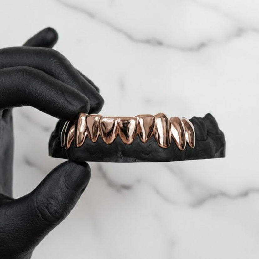 NEXIS (10 PIEZAS DE GRILLZ BAÑADAS EN ORO)