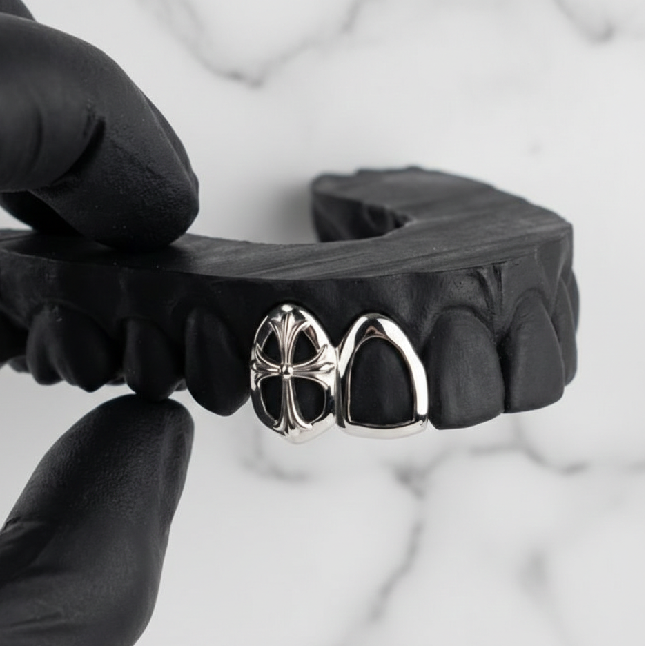 SANCTUM (SILVER CHROME HEARTS GRILLZ)