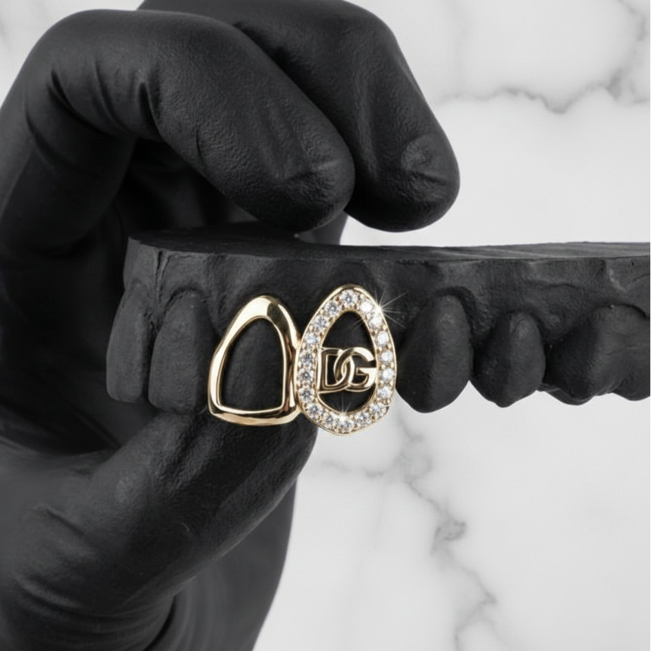 DYNASTY (SILVER CUSTOM LOGO GRILLZ)