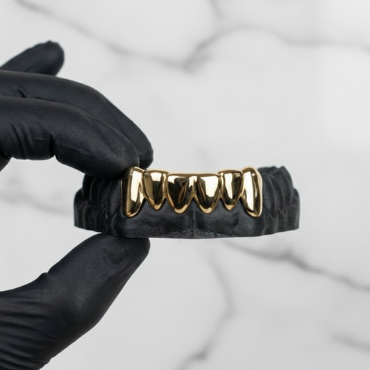 NEXON (6 PC GOLD PLATED GRILLZ)