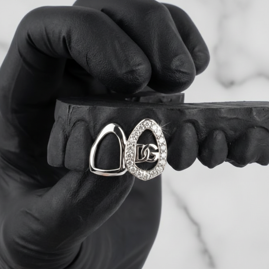 DYNASTY (SILVER CUSTOM LOGO GRILLZ)