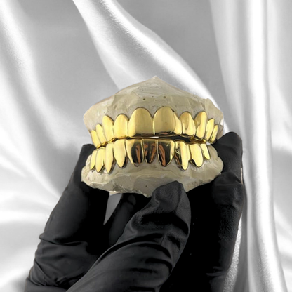 CHRONO (20 PIEZAS DE GRILLZ BAÑADAS EN ORO) 