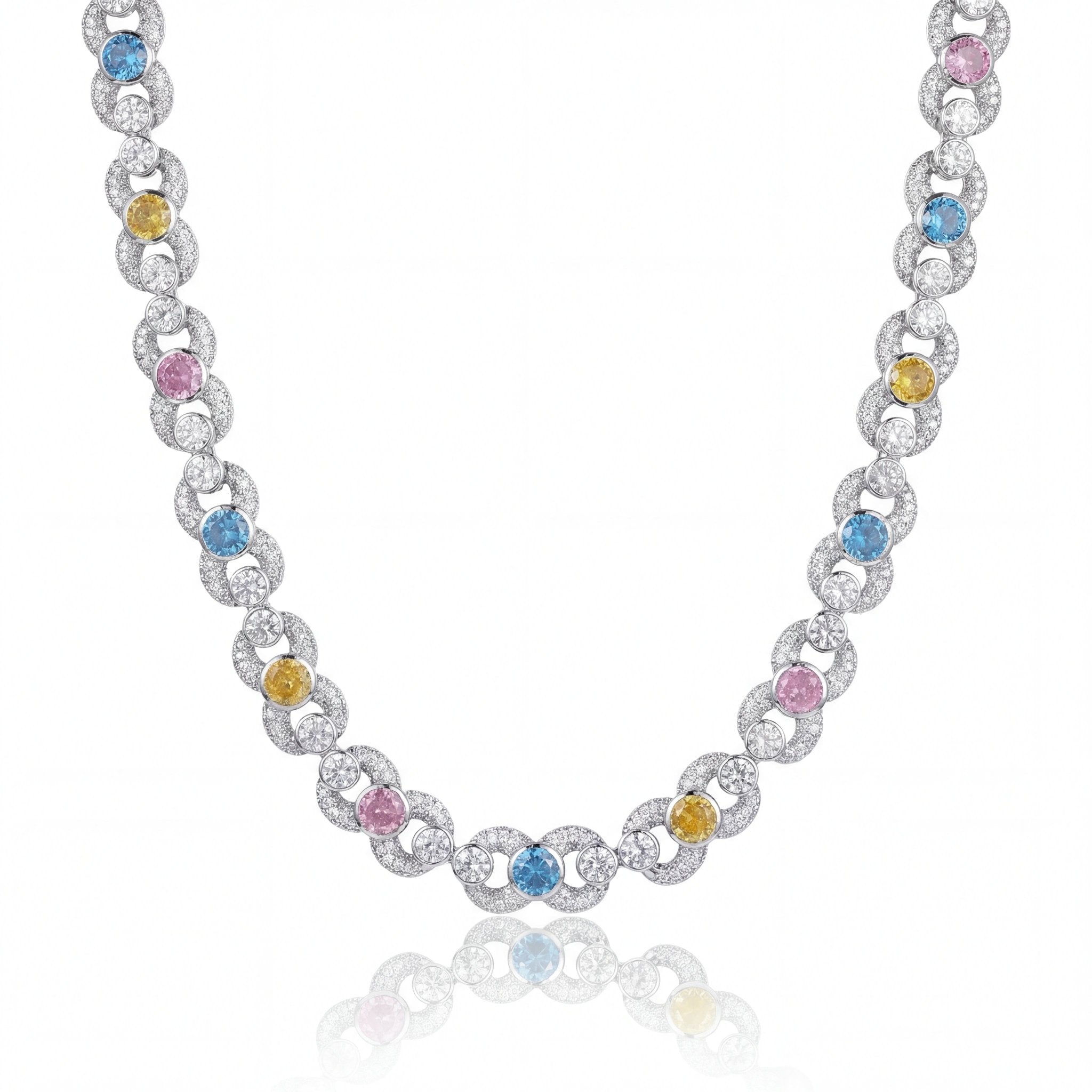 AETHERIS (ICED NECKLACE) - 925 Silver w Moissanites - HC Grillz