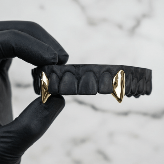 CRIMSON (GOLD FANG GRILLZ) - 10k - HC Grillz