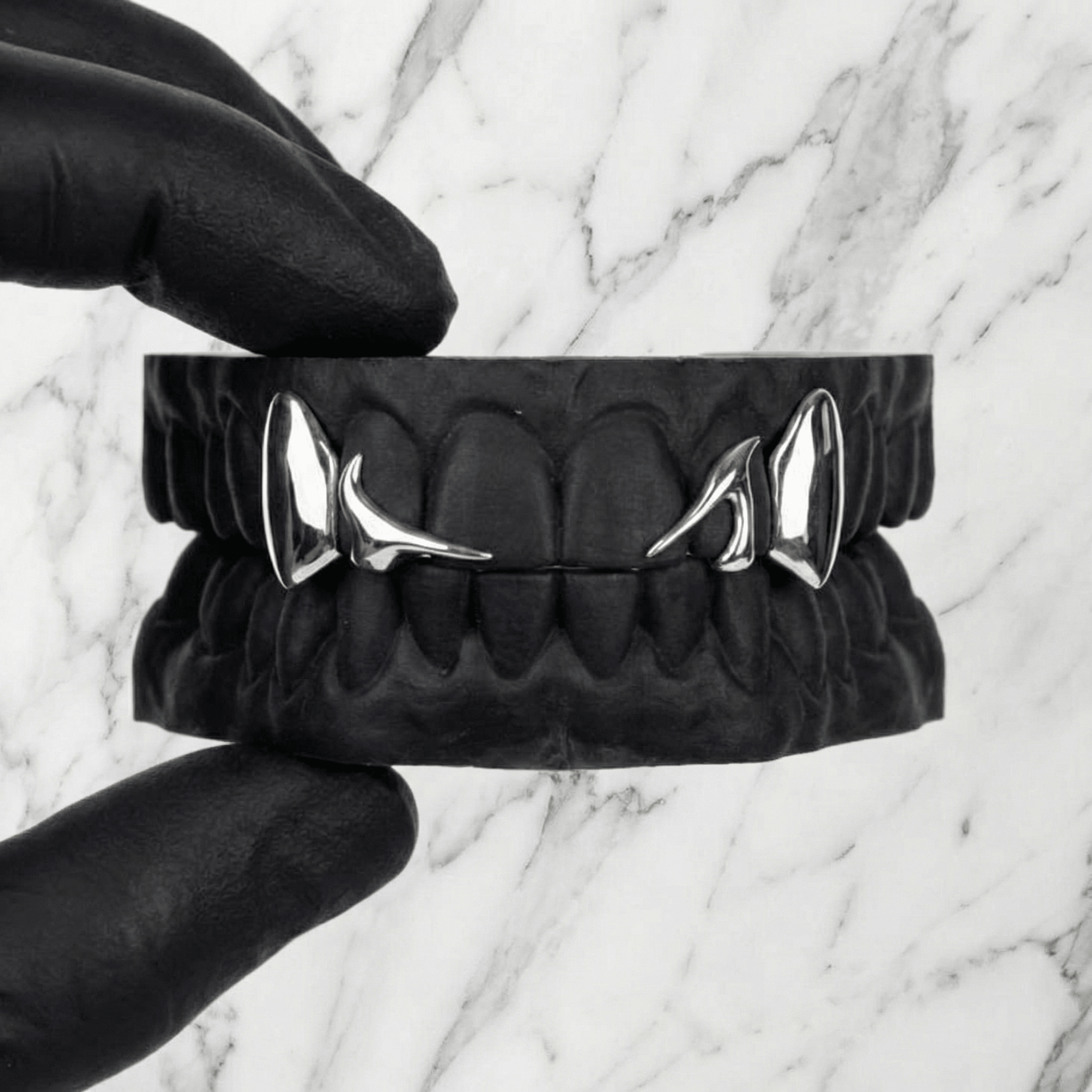 ENTITY (GOLD GRILLZ) - White - HC Grillz