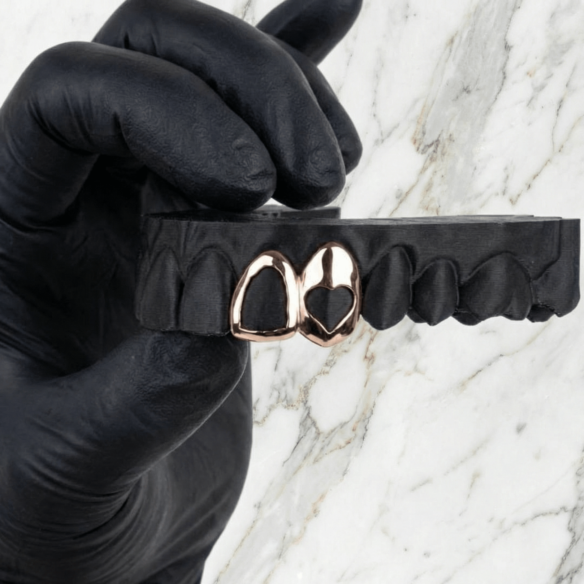 ETERNA (GOLD HEART GRILLZ) - Rose - HC Grillz