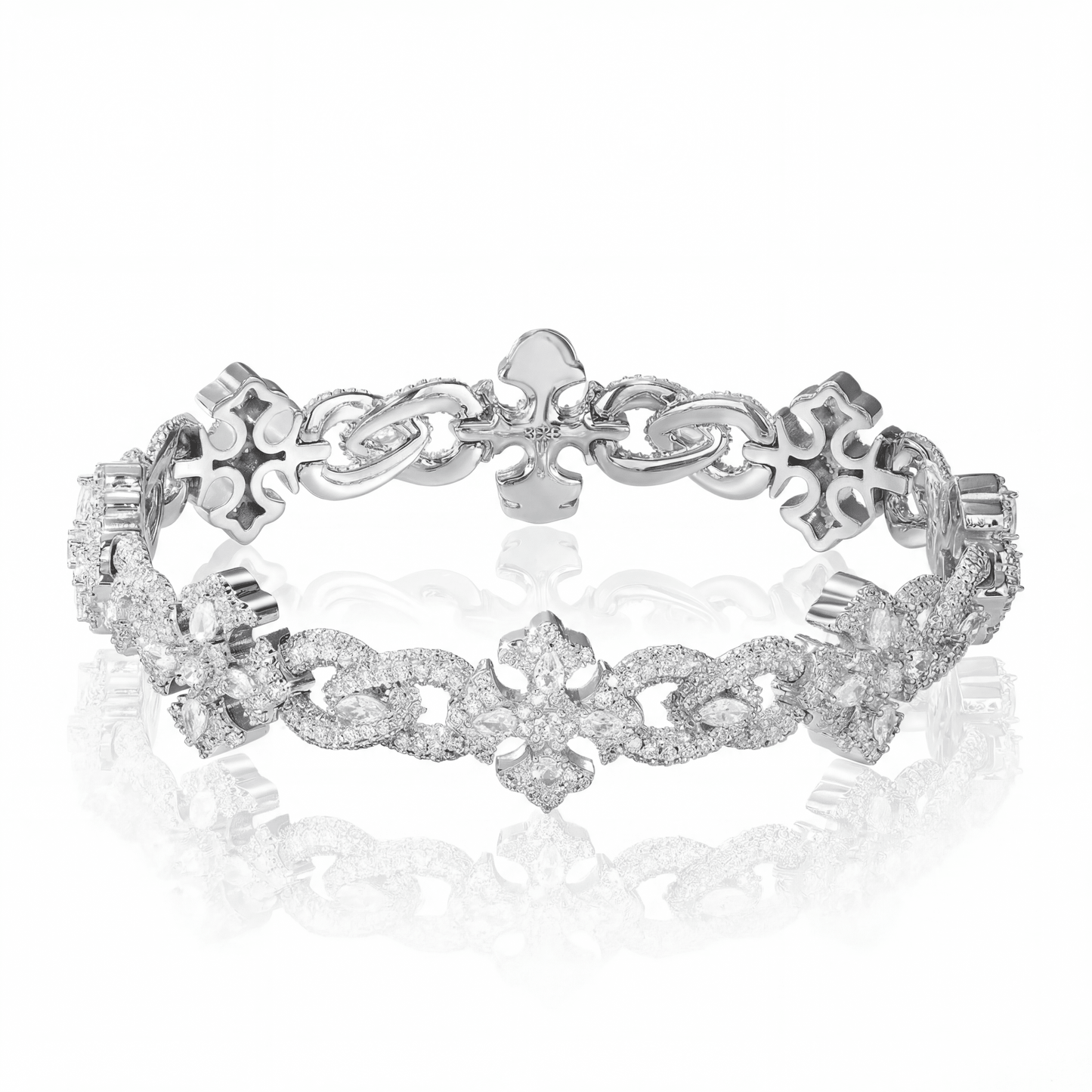 GHOST - 09 (MADE TO ORDER) - Standard CZ + Gold Plated Brass - HC Grillz