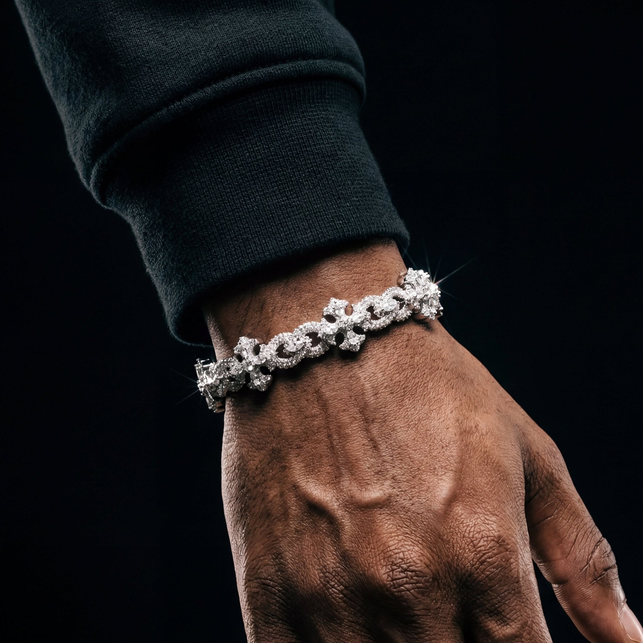 GHOST - 09 (MADE TO ORDER) - Standard CZ + Gold Plated Brass - HC Grillz