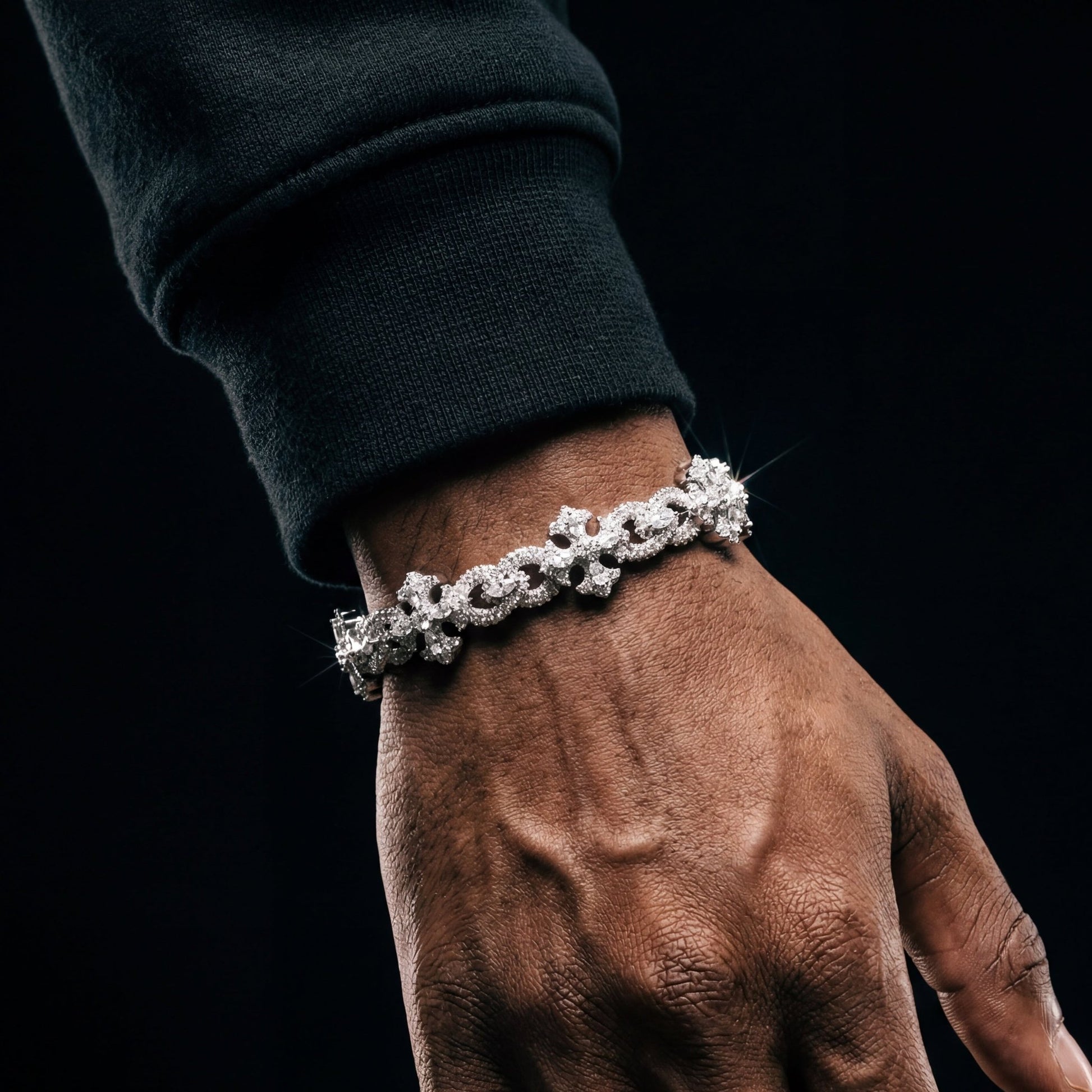 GHOST - 09 (MADE TO ORDER) - Standard CZ + Gold Plated Brass - HC Grillz