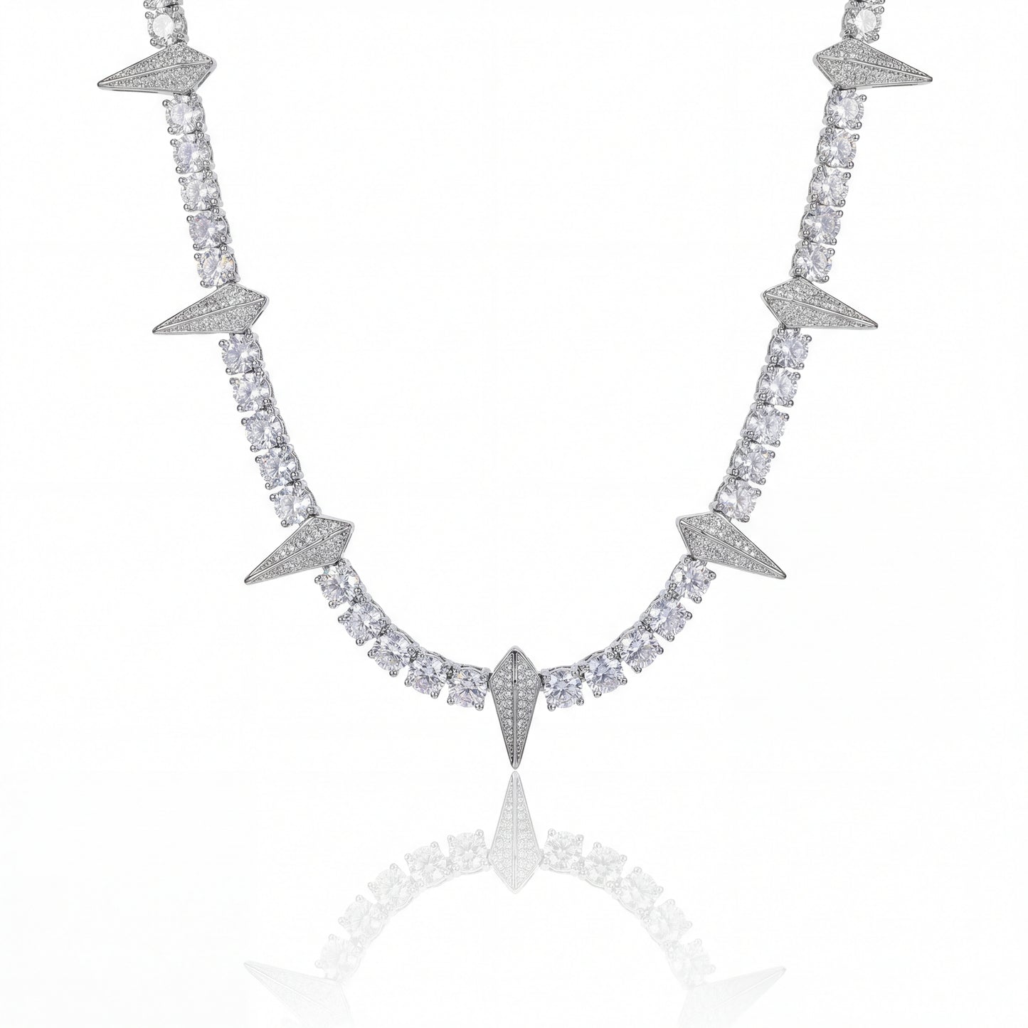 KAIROS (ICED SPIKE NECKLACE)