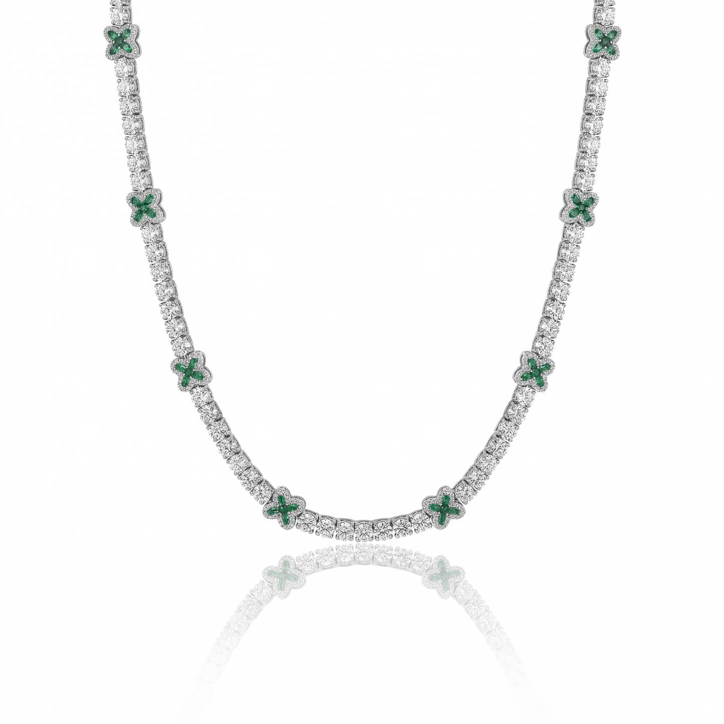 NEXAR (ICED CLOVER NECKLACE)