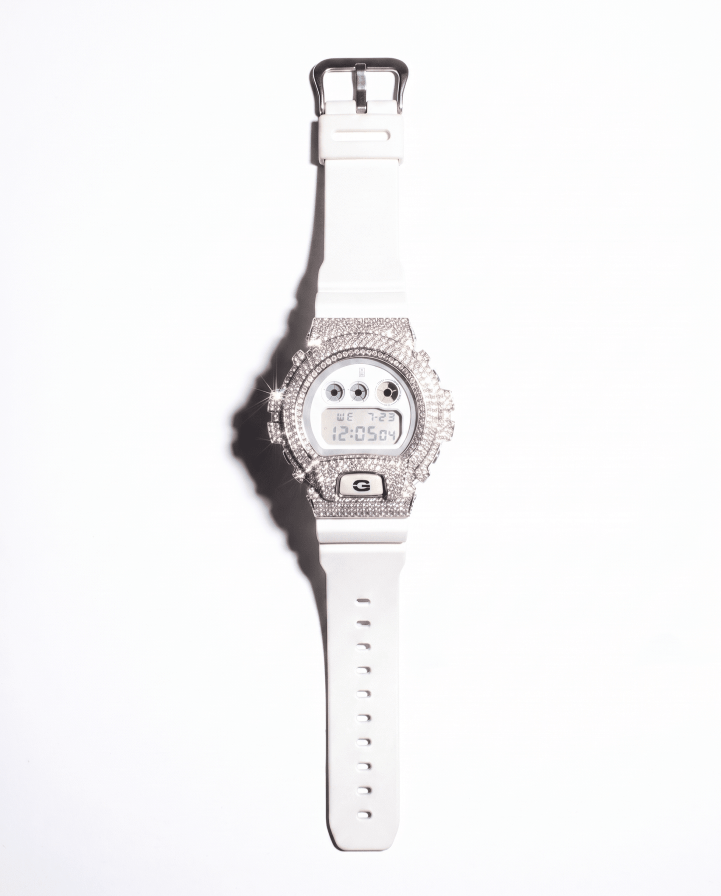 ICED OUT G-SHOCK - 18k White Gold Plated (Available now) - HC Grillz