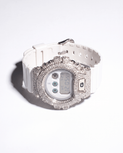 ICED OUT G-SHOCK - 18k White Gold Plated (Available now) - HC Grillz