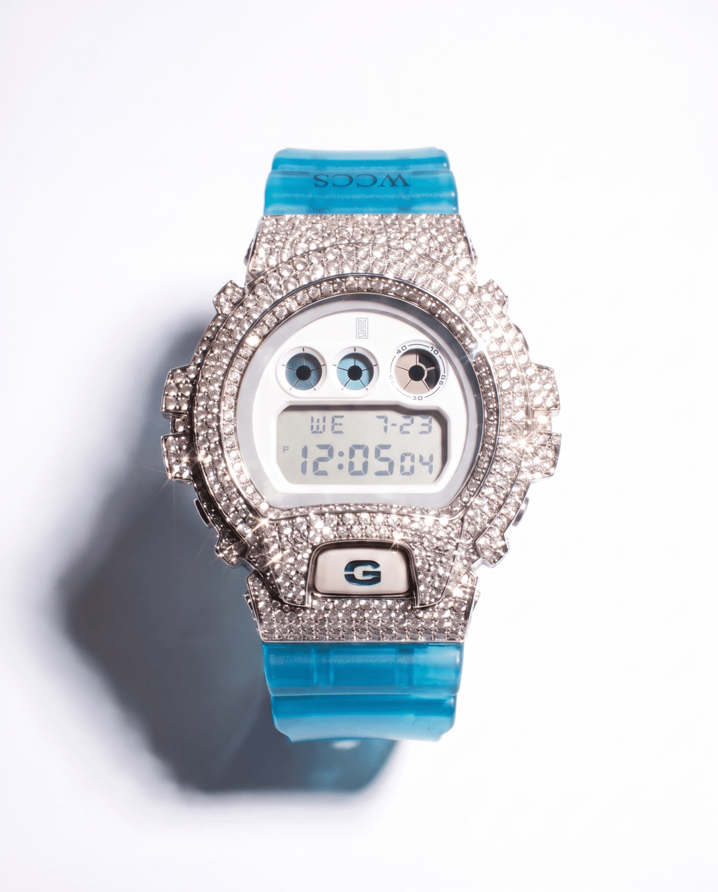 ICED OUT G-SHOCK - 18k White Gold Plated (Available now) - HC Grillz