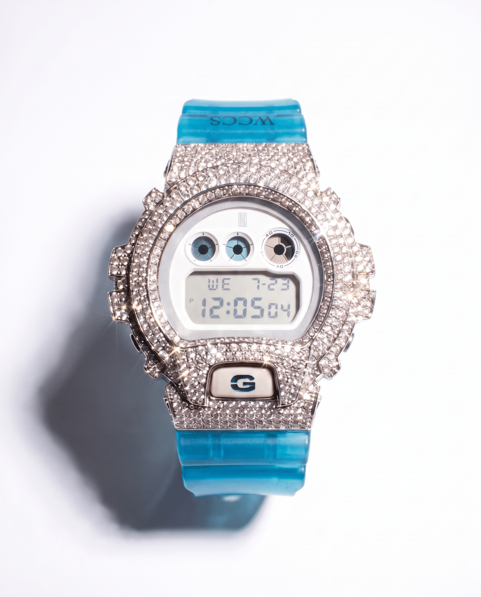 ICED OUT G-SHOCK - 18k White Gold Plated (Available now) - HC Grillz