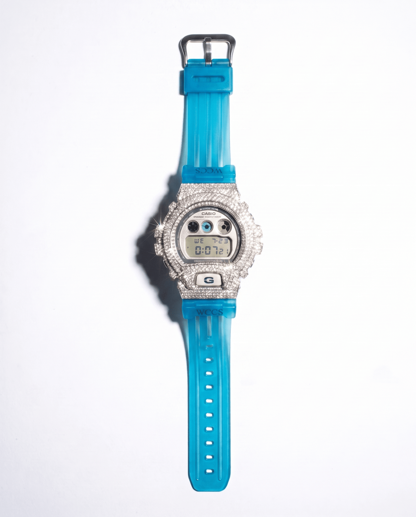 ICED OUT G-SHOCK - 18k White Gold Plated (Available now) - HC Grillz