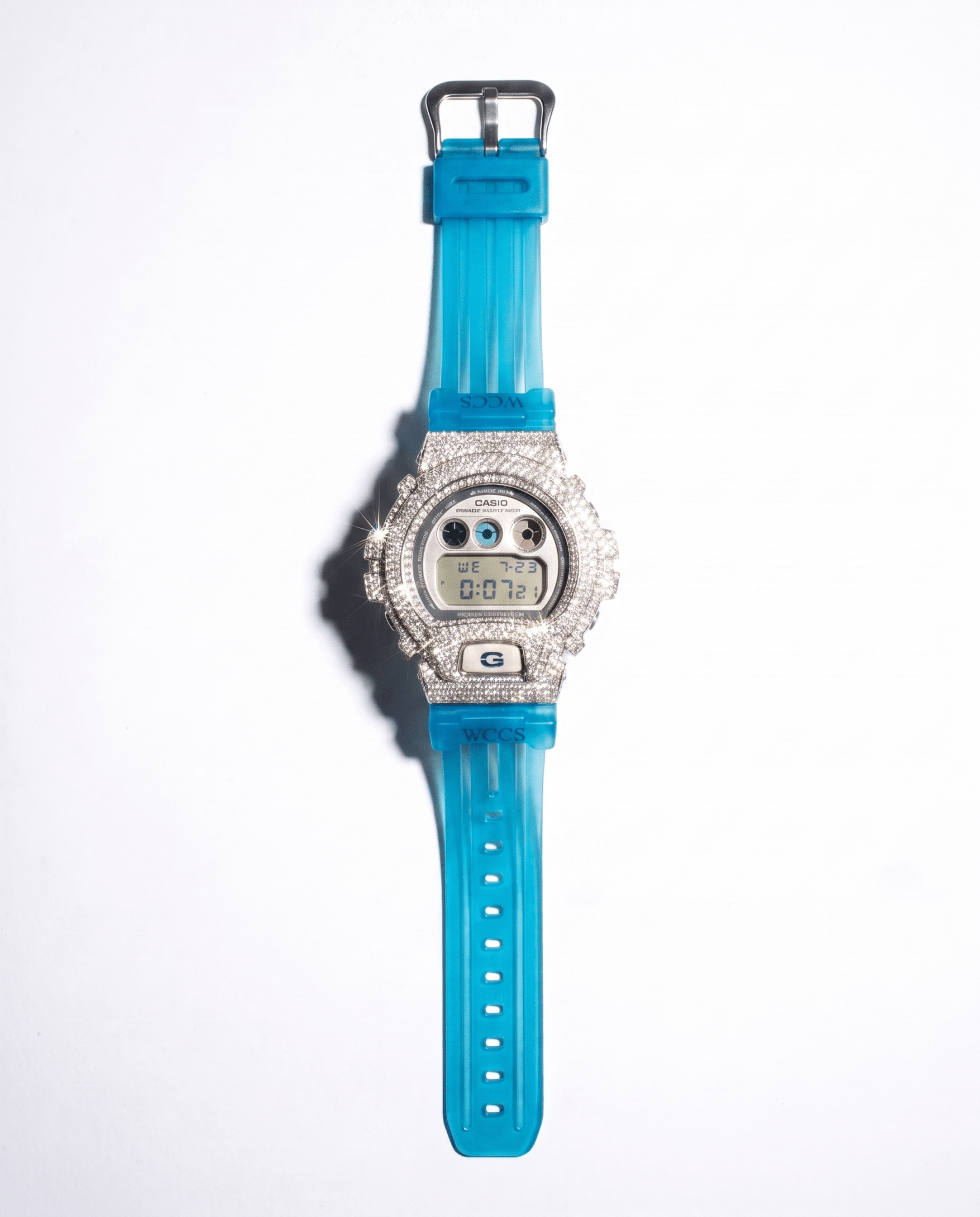ICED OUT G-SHOCK - 18k White Gold Plated (Available now) - HC Grillz