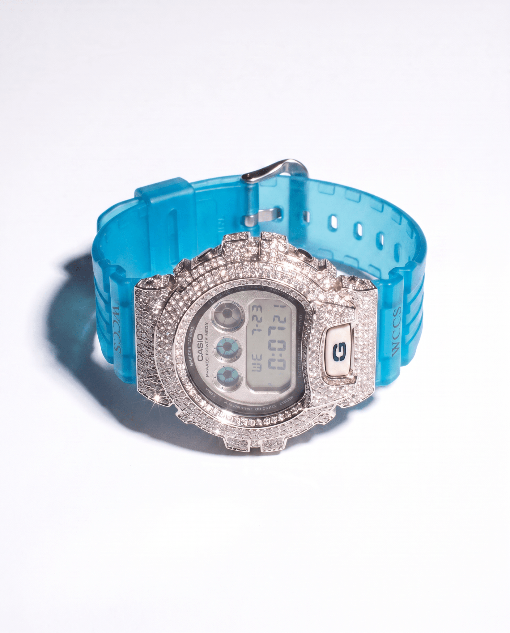 ICED OUT G-SHOCK - 18k White Gold Plated (Available now) - HC Grillz