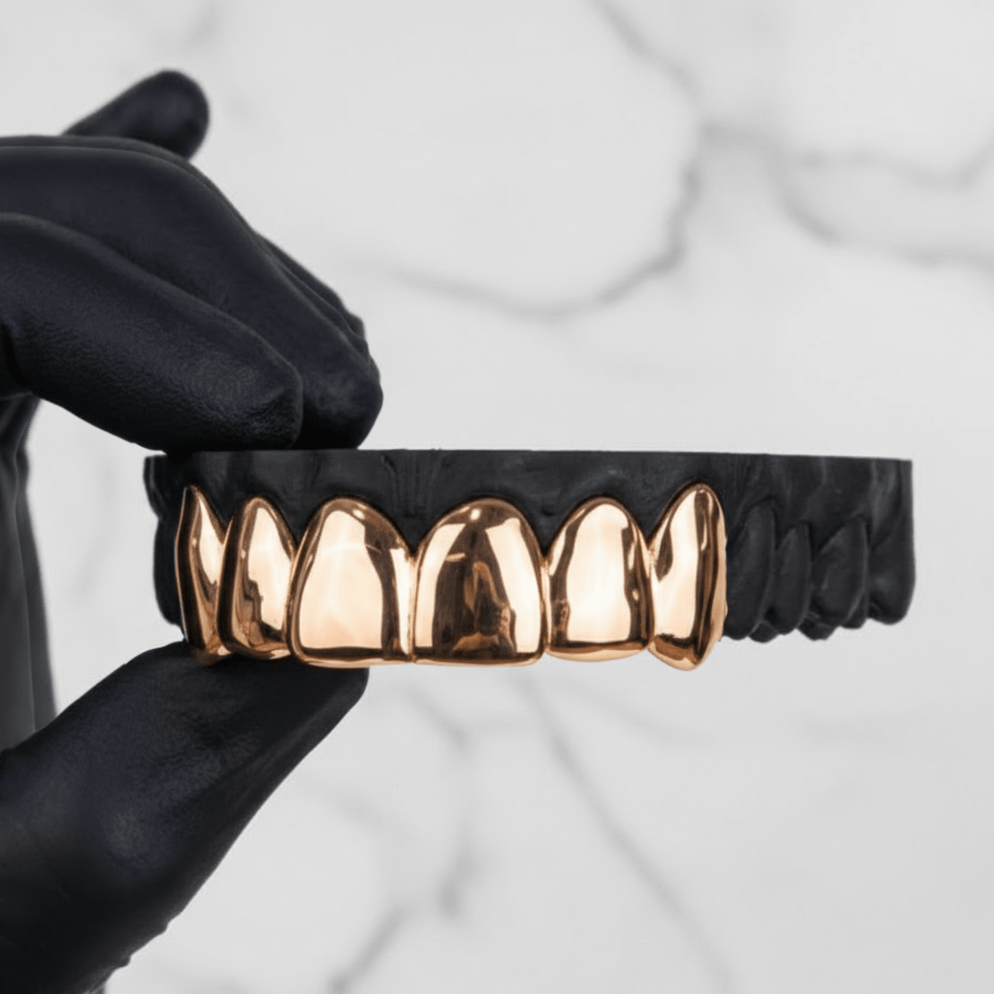 NEXON (6 PC SOLID GOLD GRILLZ) - 14K - HC Grillz