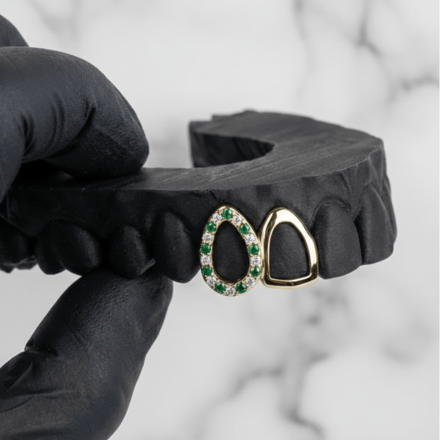 TESSER (GOLD GRILLZ) - 10k gold - HC Grillz