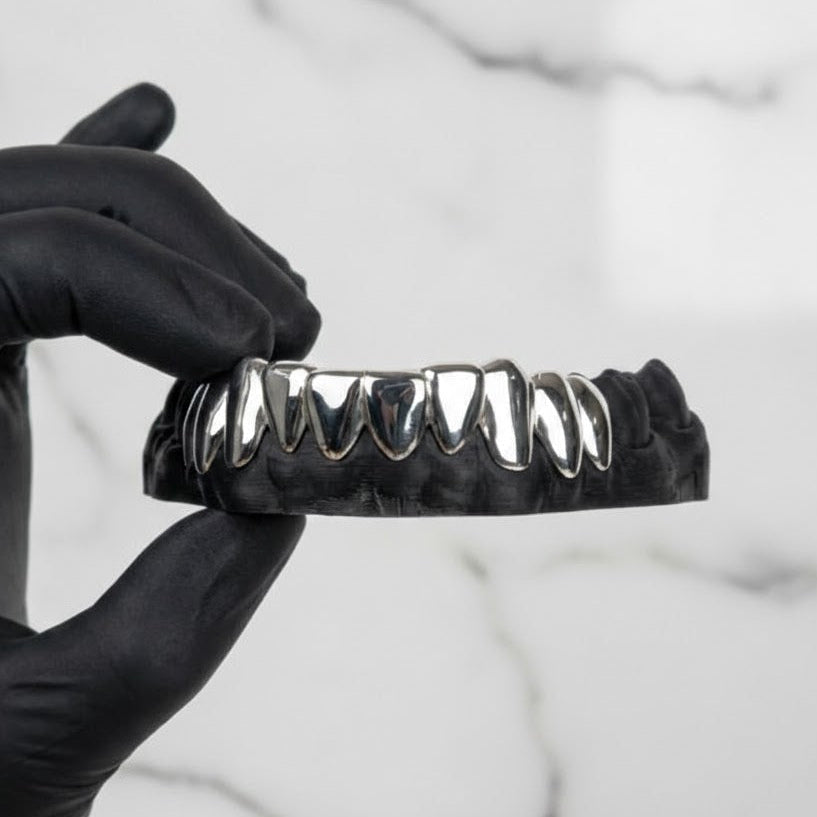 NEXIS (10 PIEZAS DE GRILLZ BAÑADAS EN ORO) 