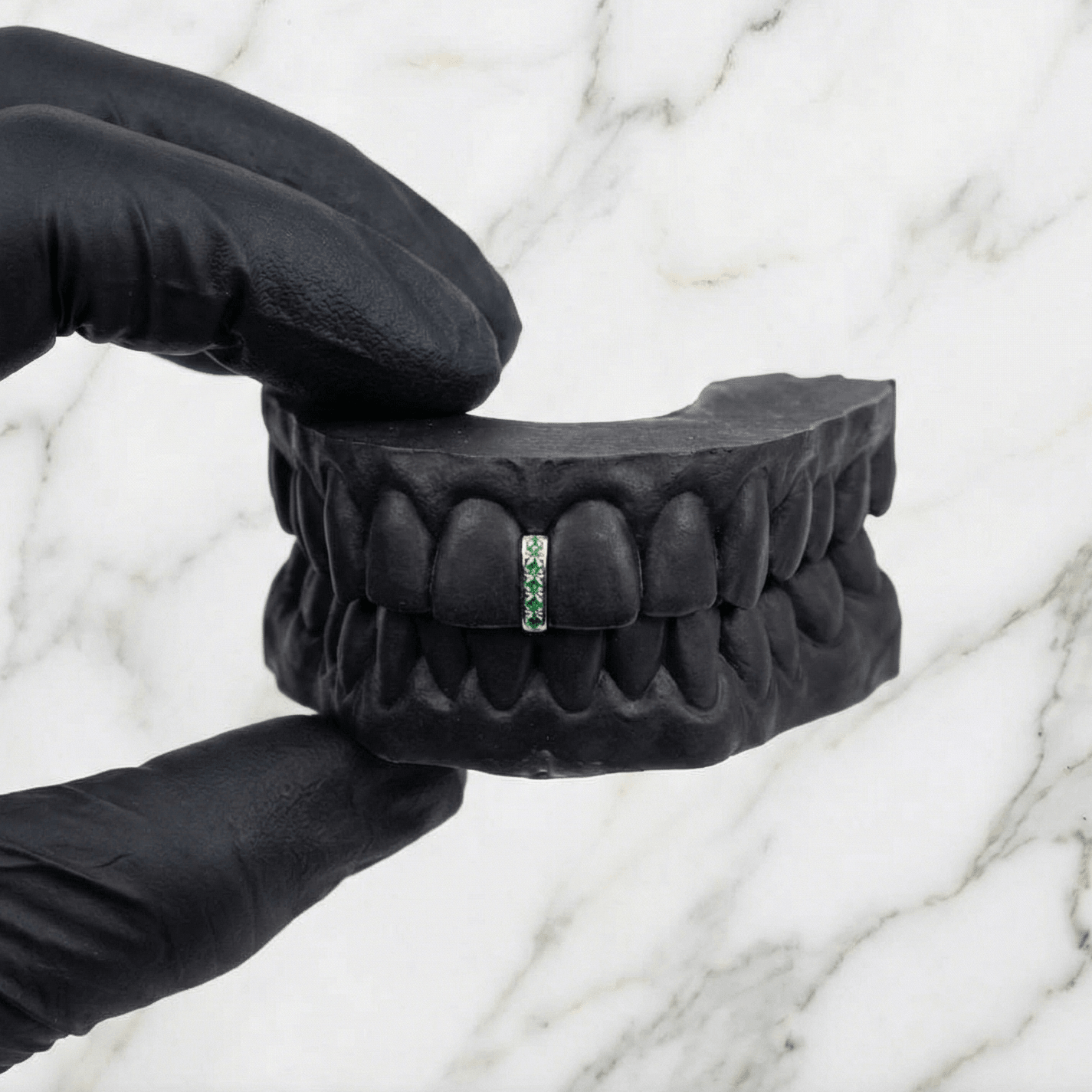 VANTA (GOLD PLATED GAP GRILLZ) - Green - HC Grillz