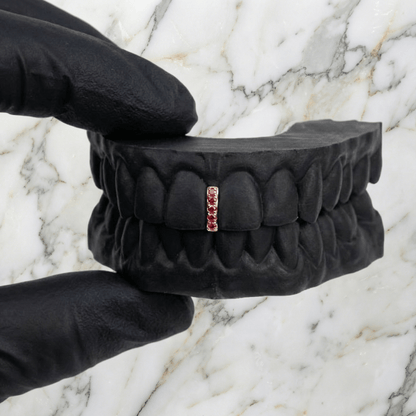 VANTA (GOLD PLATED GAP GRILLZ) - Red - HC Grillz